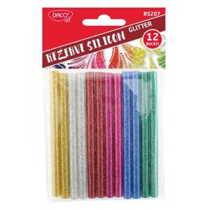 Rezerva silicon 7 mm set 12 glitter Daco