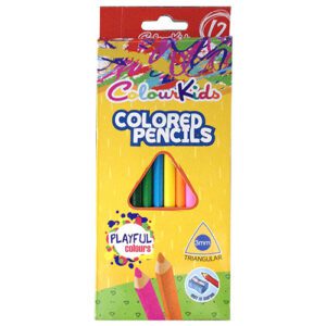 Creioane Color 12/set Triunghiulare ColourKids