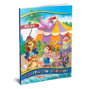 Carte A4 de colorat baieti