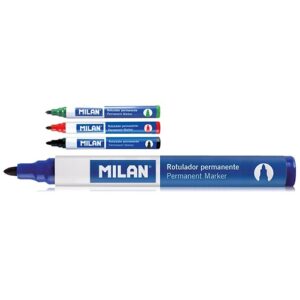 Marker permanent Milan varf rotund, diverse culori