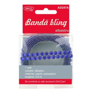Banda bling albastru Daco AD247A