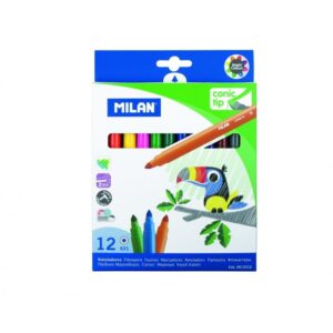 Carioca Milan varf subtire/gros 12 buc/set