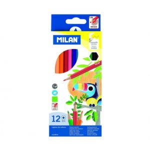 Creioane colorate Milan 12 buc/set