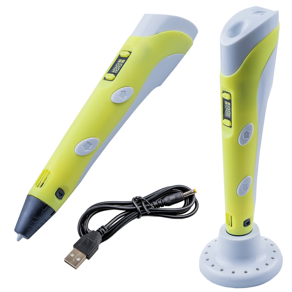 Creion 3D cu accesorii, incarcator USB - imagine 3
