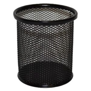 Suport din plasa metalica rotund negru