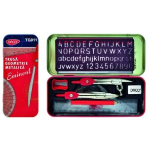 trusa geometrie metalica daco