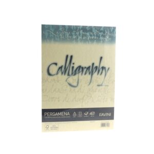 Hartie caligrafica A4 190g alb/crem/natur Pergamena FAVINI
