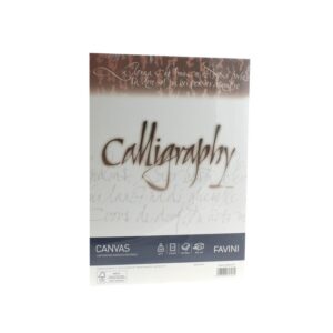 Hartie caligrafica A4 200g alb/crem Canvas FAVINI