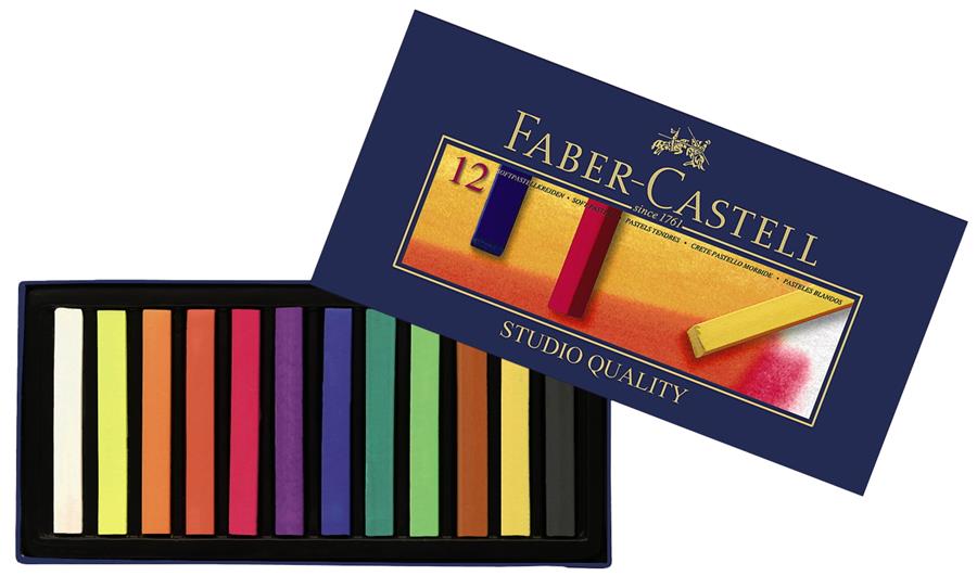 Cutie creioane pastel soft, diverse variante Faber-Castell - imagine 3