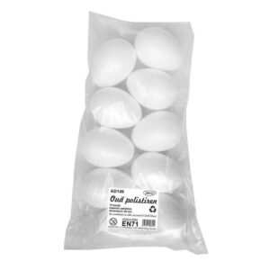 Oua polistiren 6cm, 10 buc/set Daco AD149