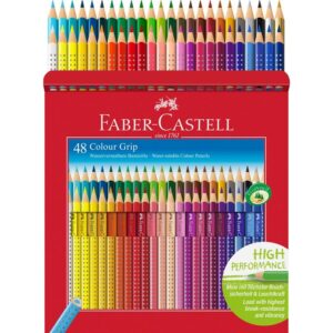 Creioane colorate 48 culori grip 2001 Faber-Castel
