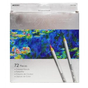Creioane colorate cu mina moale 72 buc/set Raffine Marco