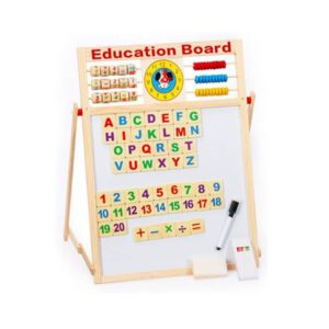 Tabla dubla (magnetica si neagra) pentru copii 45*35 cm