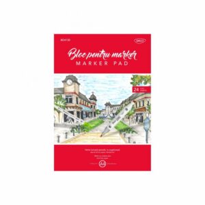 Bloc A4 pentru marker 130g 24 coli, Daco