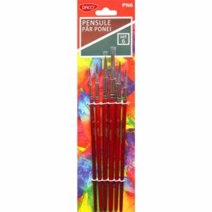 Pensula set 6 par ponei Daco PN6