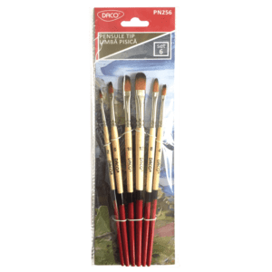 Pensula set 6 par sintetic tip limba pisica Daco PN266