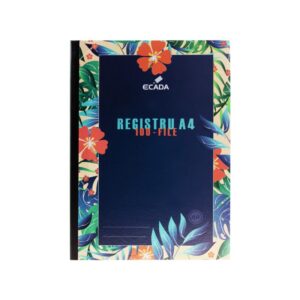 Registru A4 cartonat 100 file matematica Ecada