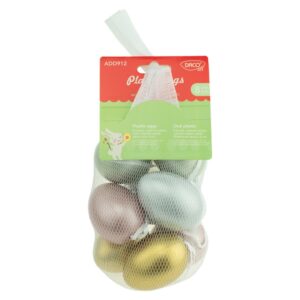 Oua plastic culori metalizate 6 cm Daco ADD912
