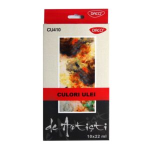 Culori ulei 10 culori 22 ml Daco