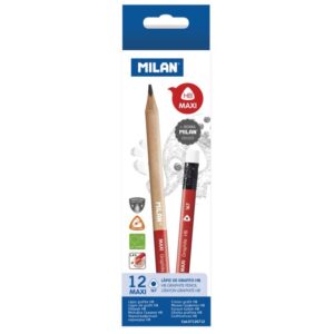 Creion grafit cu radiera maxi Milan