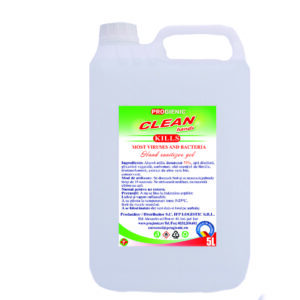 Gel igienizant pentru maini cu aloe vera si parfum de lamaie Progienic, 73% alcool,  5l