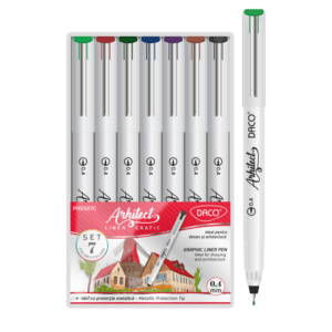 Liner grafit Daco set 7 buc color  PX5507C