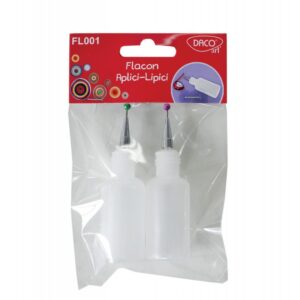 Flacon aplici lipici set 2 Daco FL001
