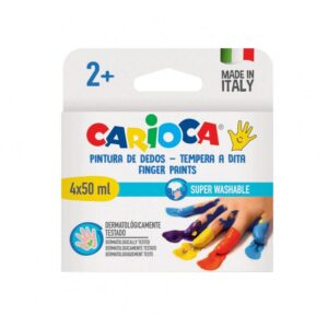 Acuarele Finger 4*50 ml Carioca Baby