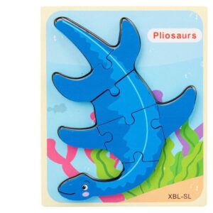 Puzzle din lemn dinozaur Pliosaurs