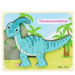 Puzzle din lemn dinozaur Parasaurolophus
