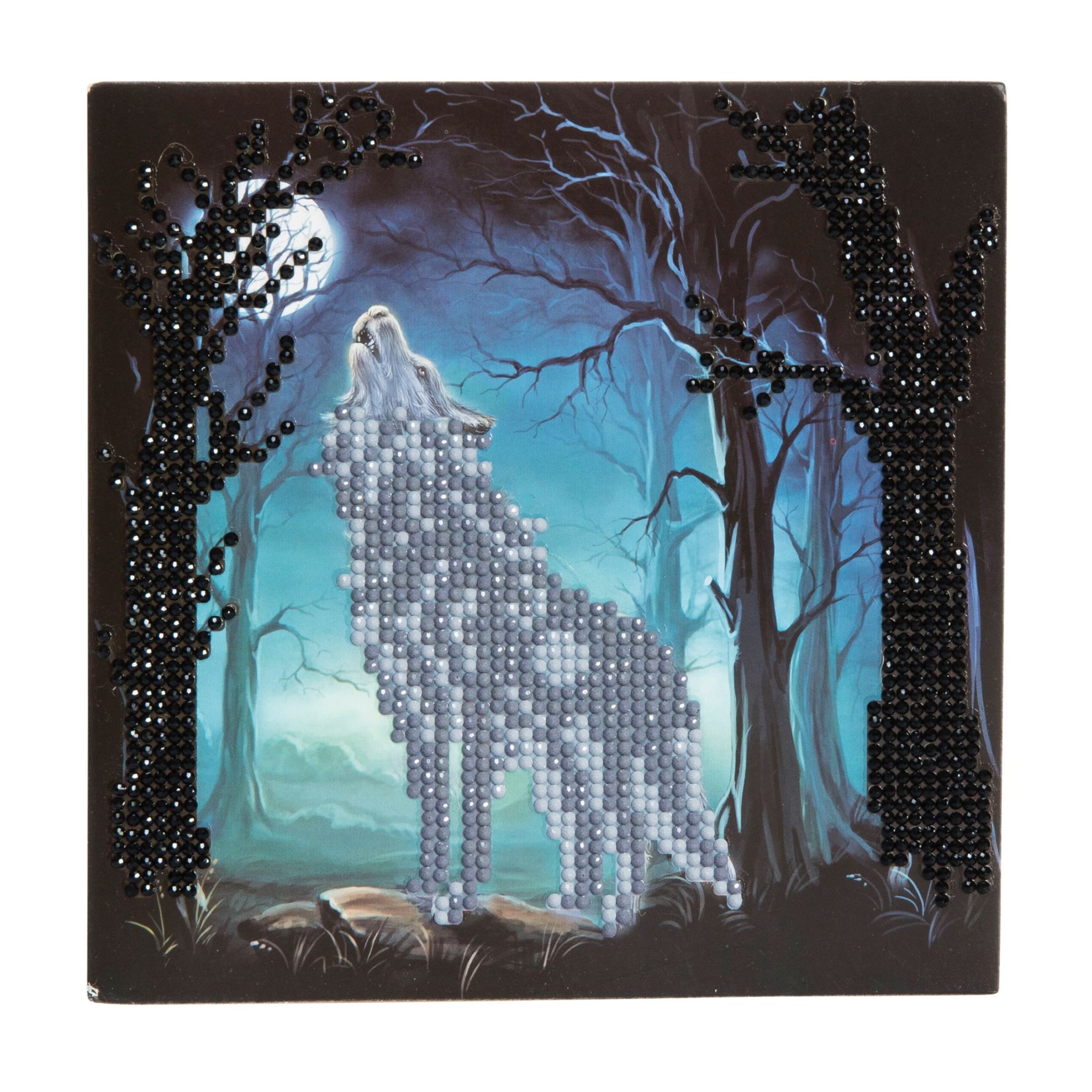 Set creativ tablou cu cristale Lup Craft Buddy