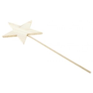Bagheta stea mica din lemn Daco AD700