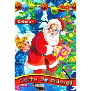 carte de colorat craciun