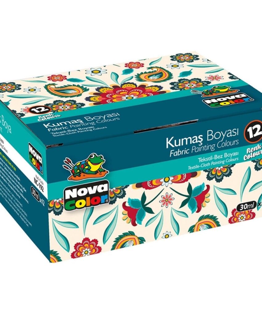 acuarele pentru textile 12 cul nova