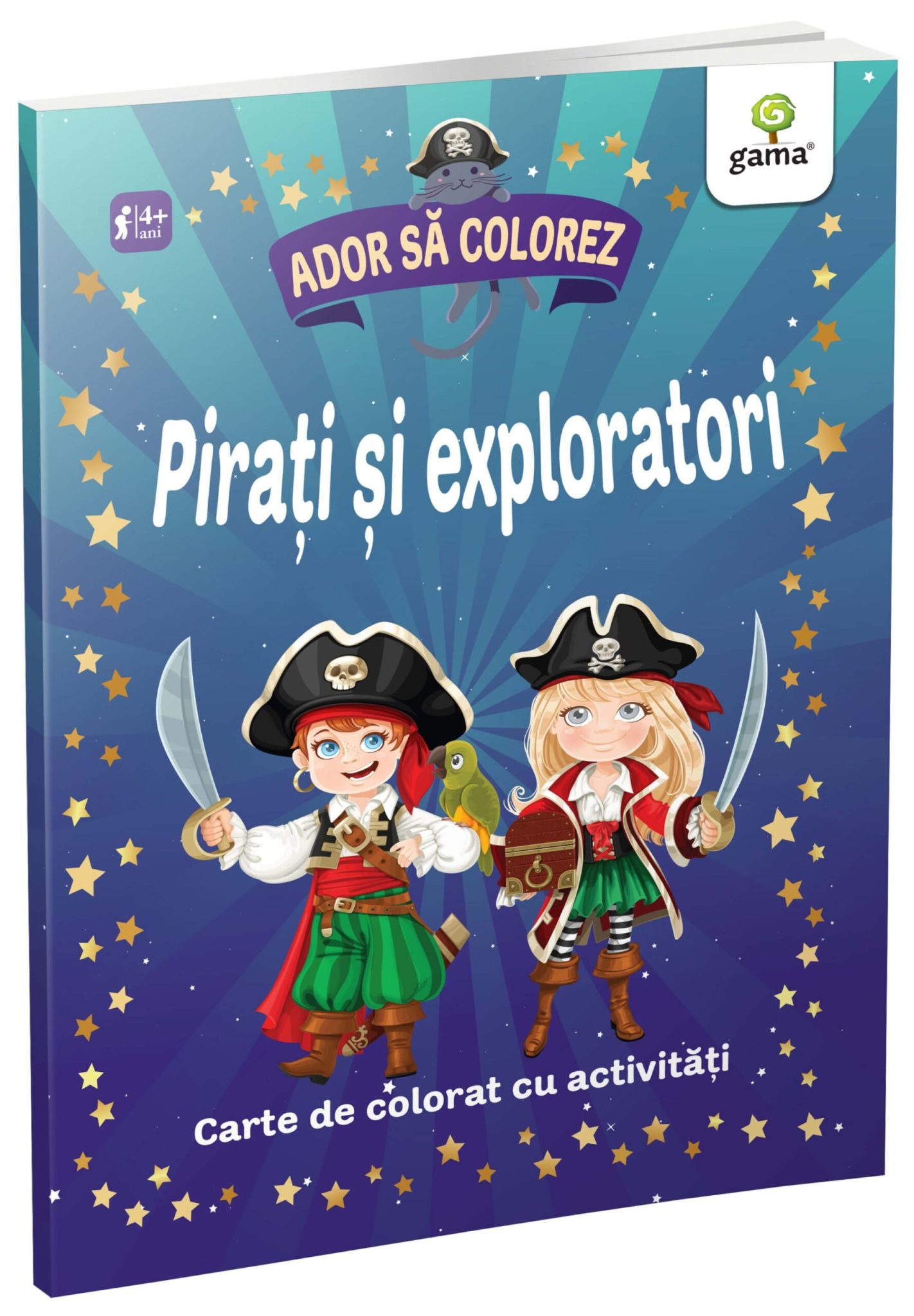 carti de colorat pirati si exploratori