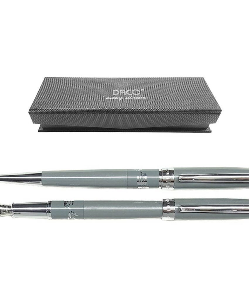 set pix si stilou gri daco