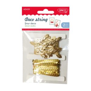 snur deco auriu