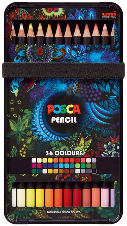creioane colorate 36 culori posca