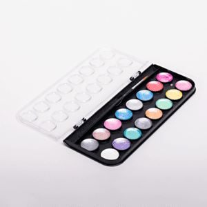 acuarele 16 cul metalizate