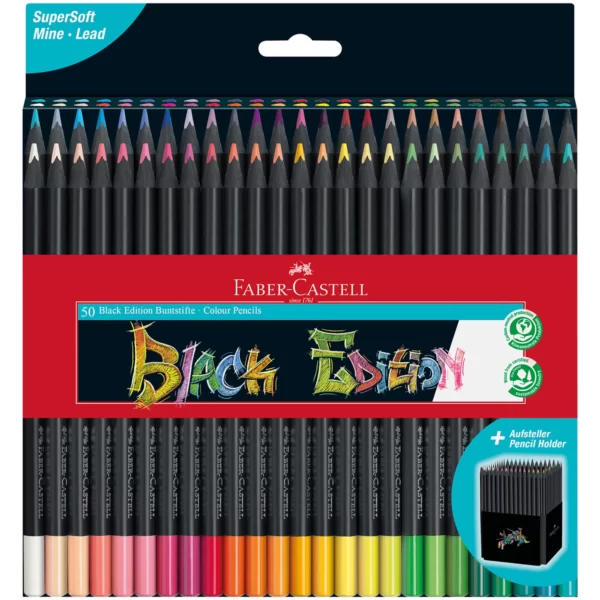 creioane colorate black edition