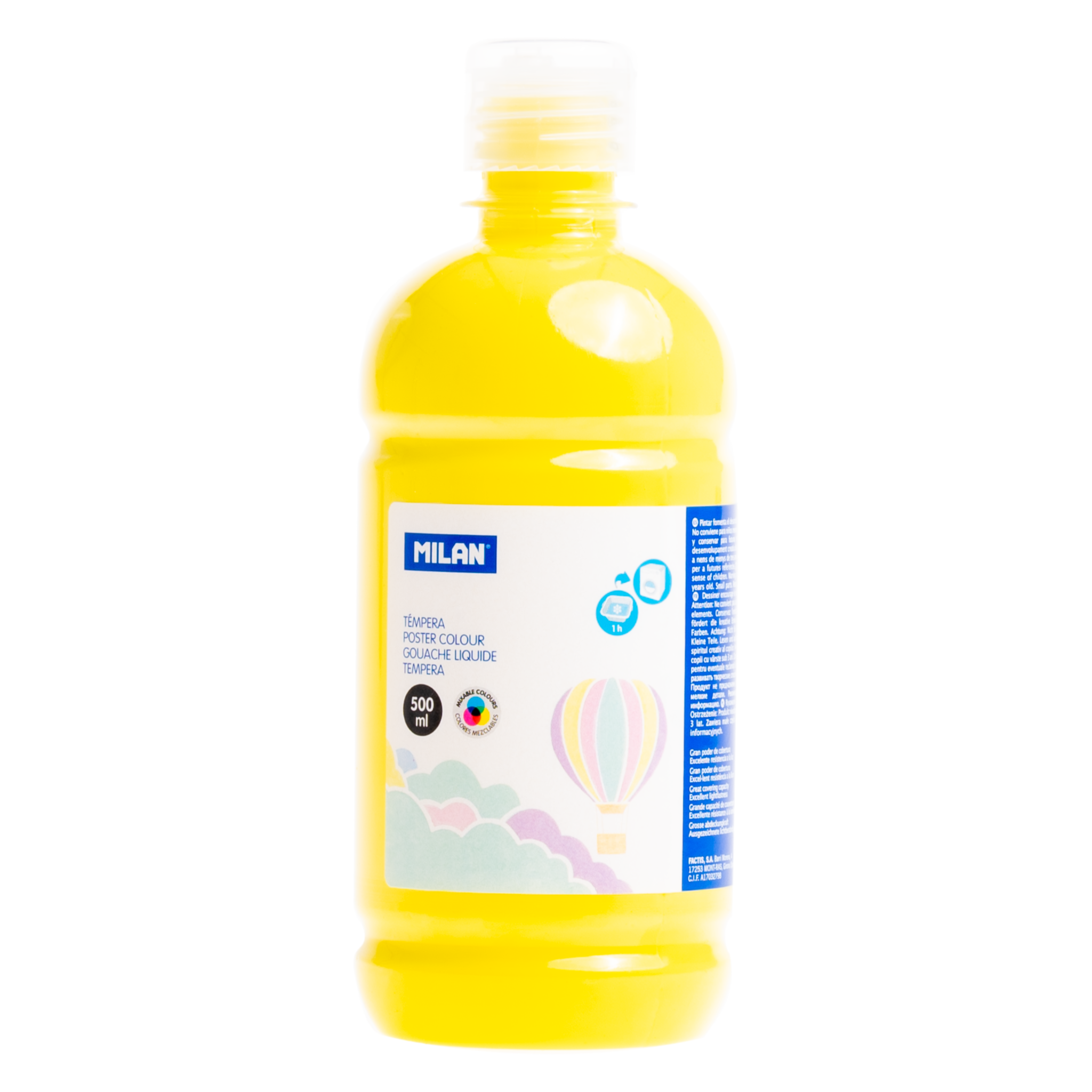 Tempera 500 ml culori pastel Milan - imagine 5