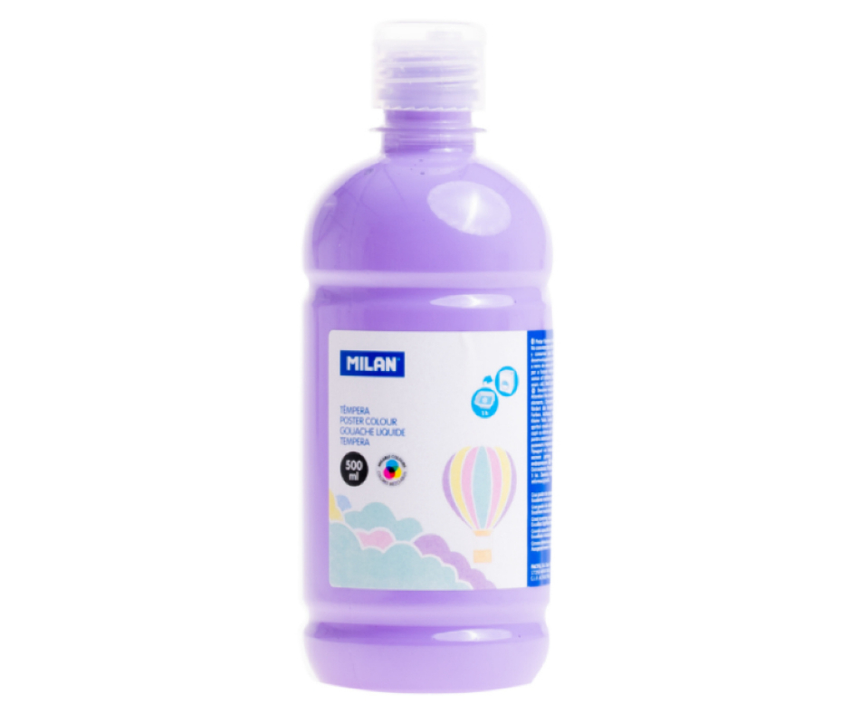 Tempera 500 ml culori pastel Milan - imagine 4