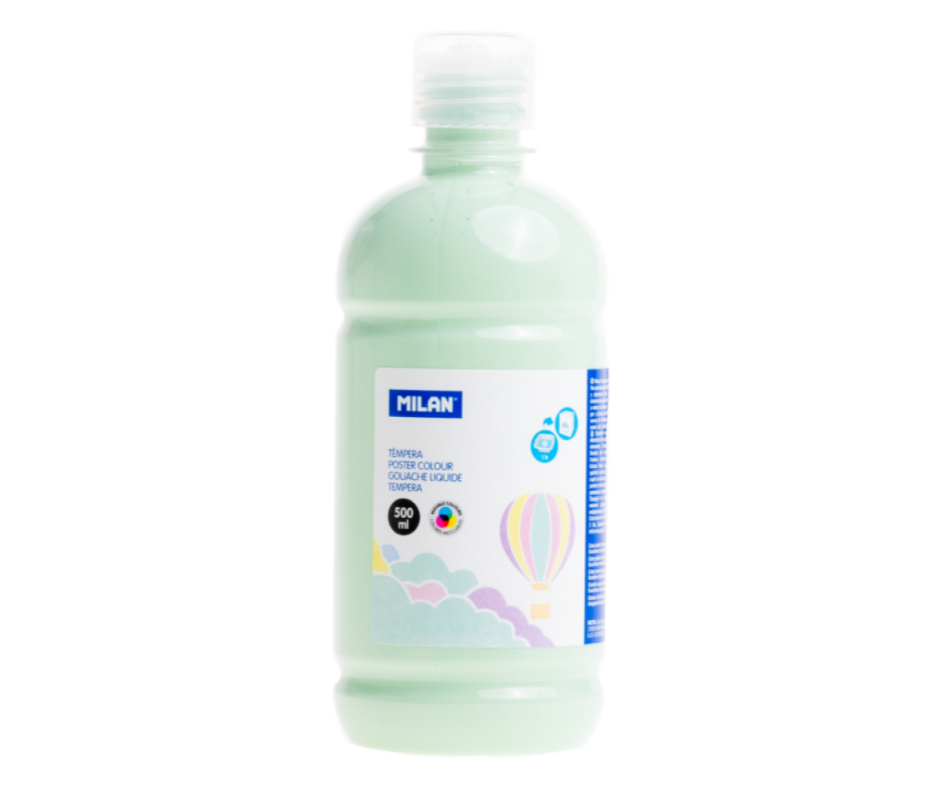 Tempera 500 ml culori pastel Milan - imagine 2