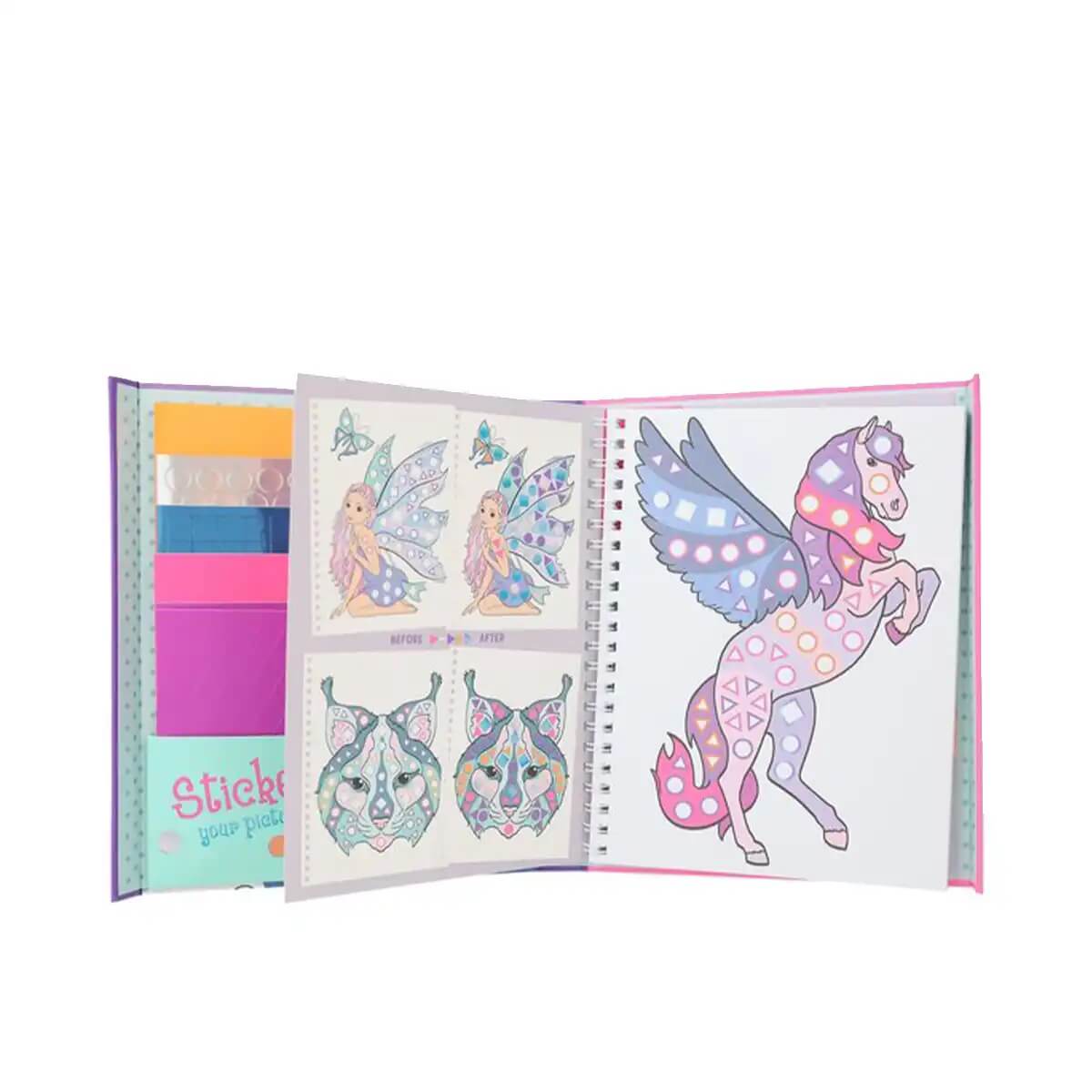 Carte cu stickere Fantasy Top Model 12079 - imagine 5