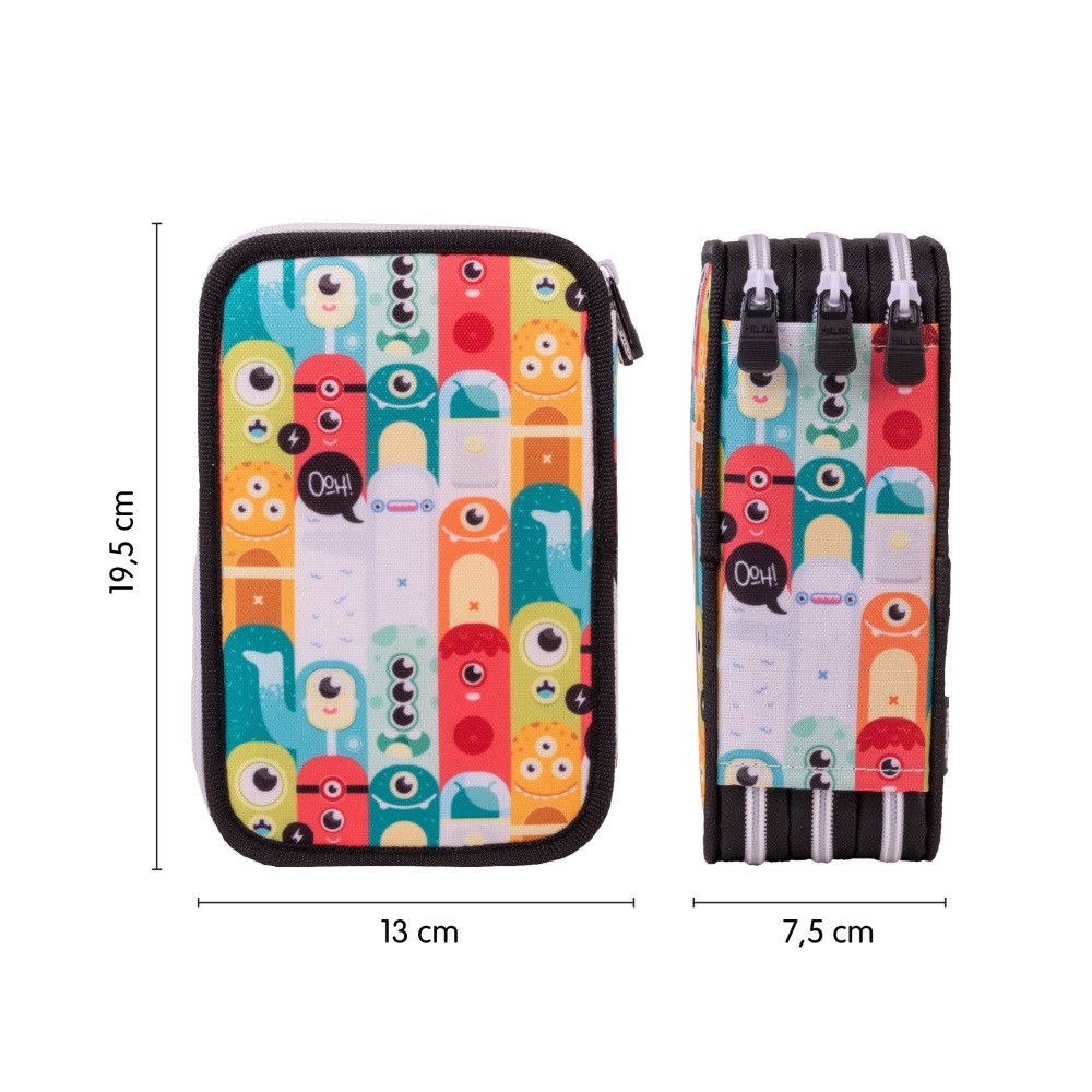 Penar echipat 3 fermoare Milan 1364ALN - imagine 3