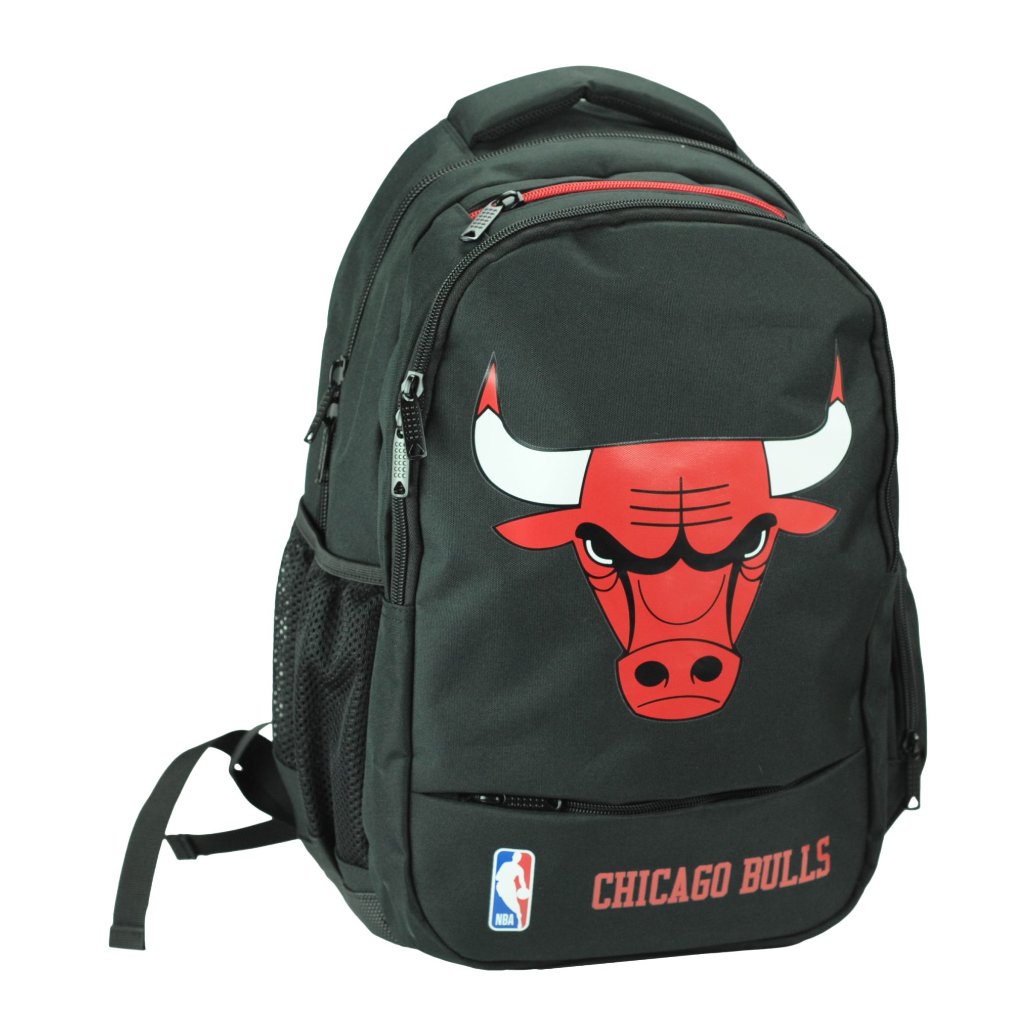 Ghiozdan Chicago Bulls 48 cm, 2 compartimete, sectiune laptop, ergonomic 378-03031