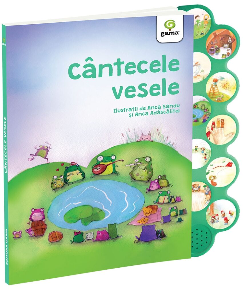 carte cu sunete cantece vesele