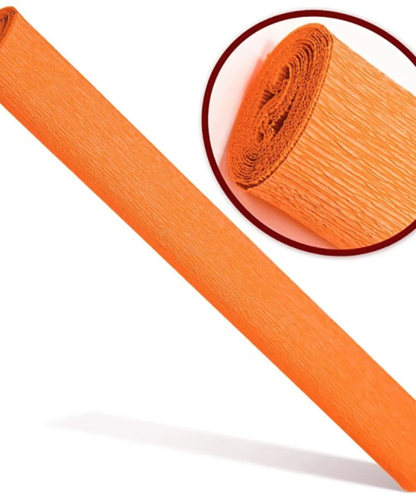 hartie floristica portocaliu