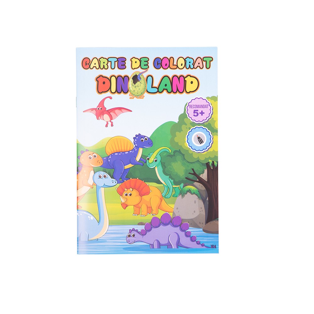carte de colorat a5 dinoland