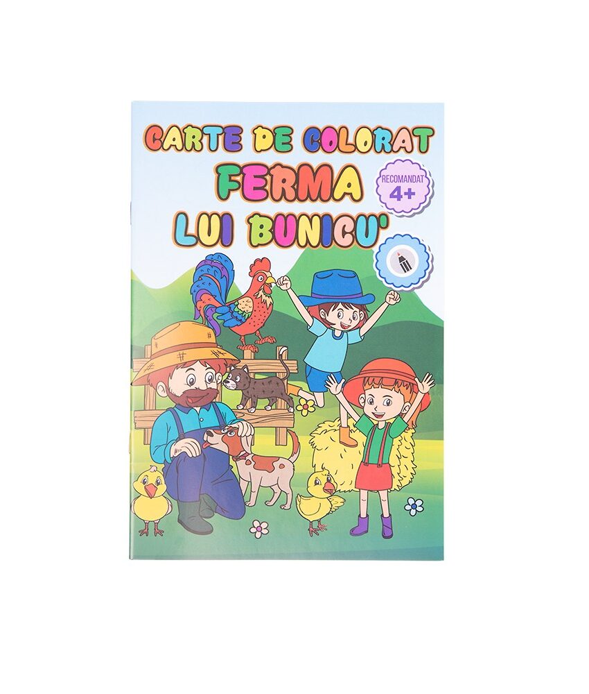 carte de colorat a5 ferma